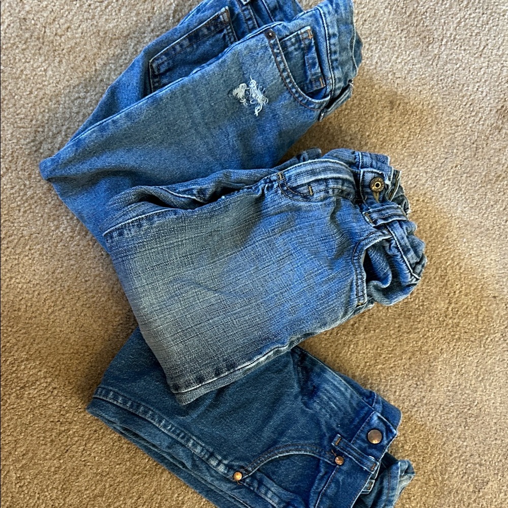 Classic Blue Kids 5-Size Jeans - Stretch Denim